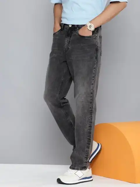 Black Relaxed Jeans — view 1