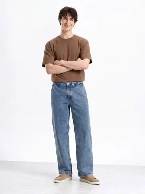Purple Relaxed Jeans — view 5