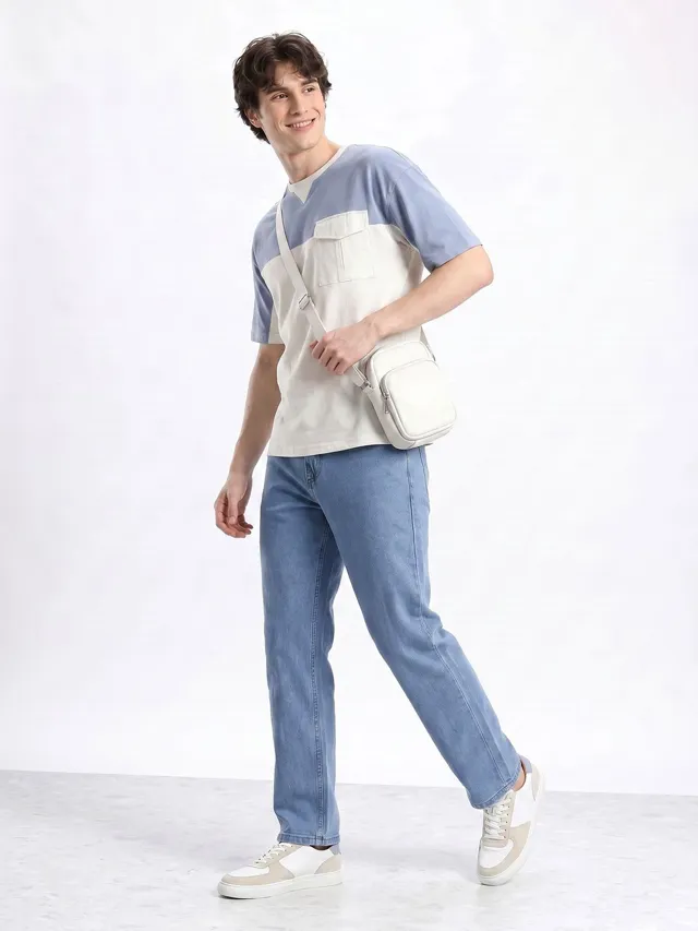 Blue Relaxed Jeans — view 4
