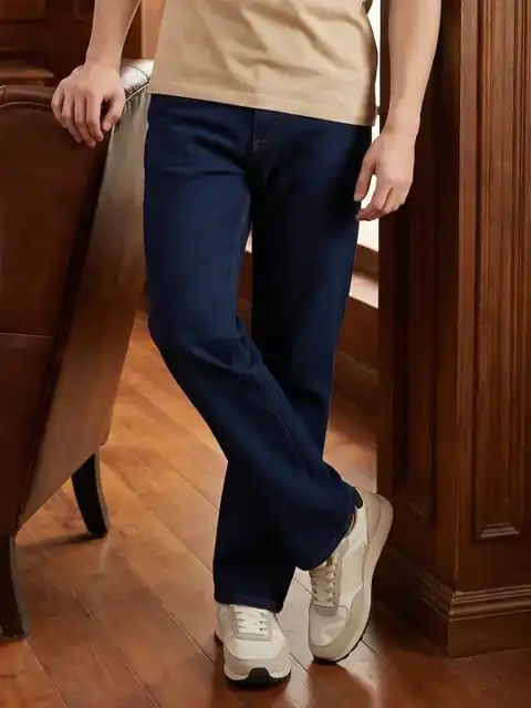 Beige Relaxed Jeans — view 2