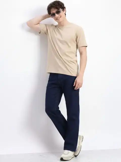 Beige Relaxed Jeans — view 5