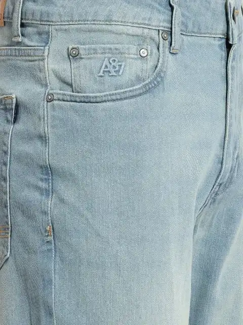 Beige Straight Jeans — view 2