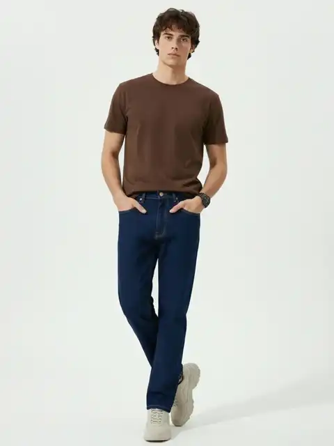 Black Regular Jeans — view 4