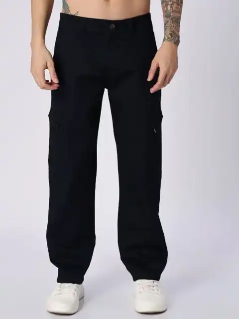 Black Relaxed Jeans — view 1