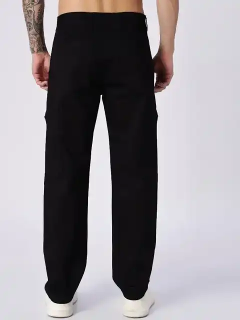 Black Relaxed Jeans — view 4