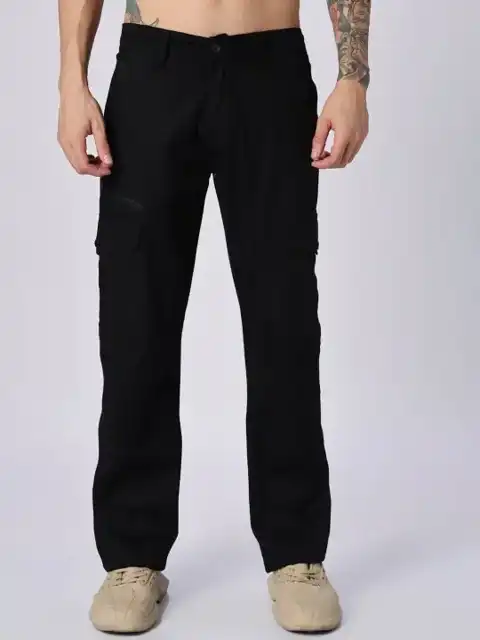 Black Relaxed Jeans — view 1