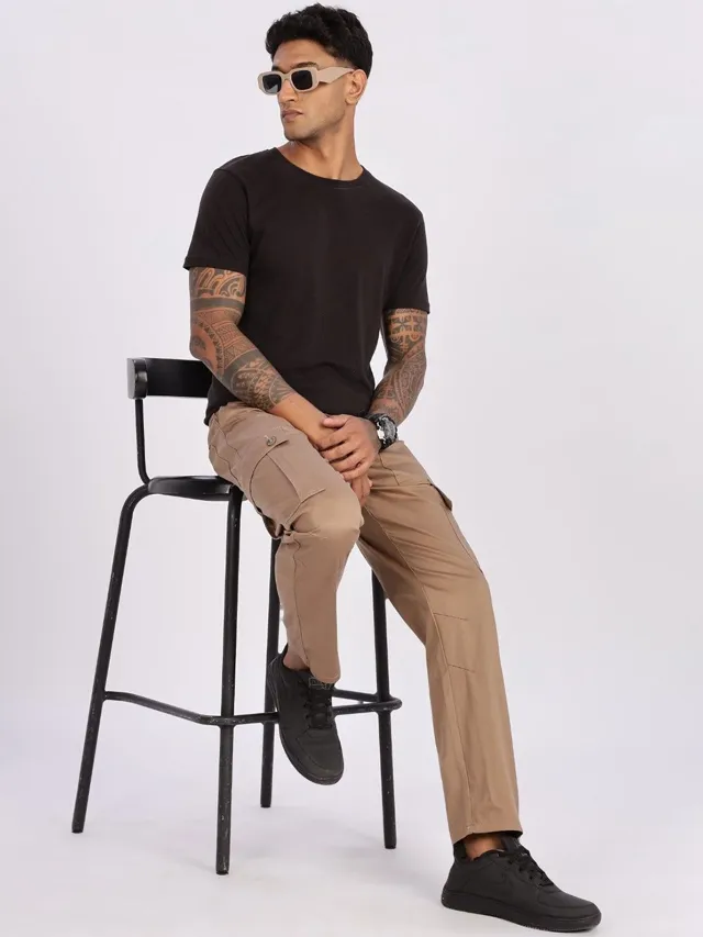 Brown Relaxed Jeans — view 4