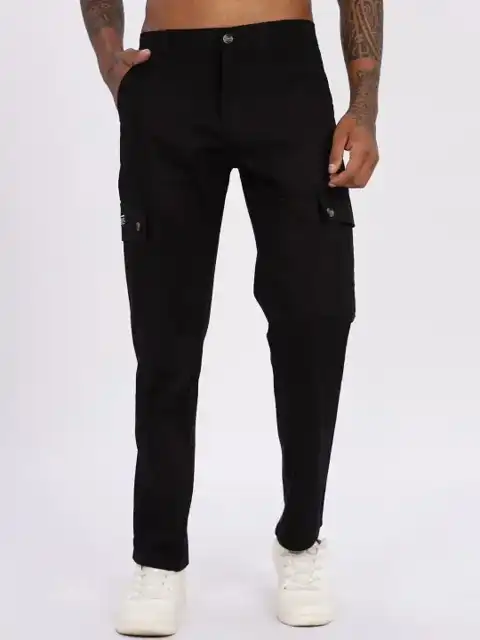 Black Relaxed Jeans — view 1
