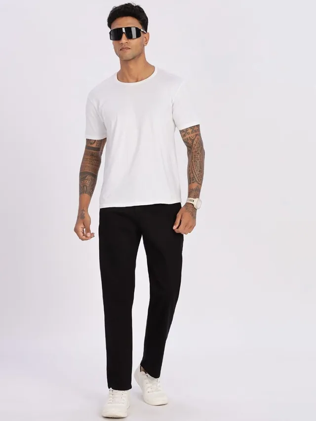 Black Relaxed Jeans — view 4