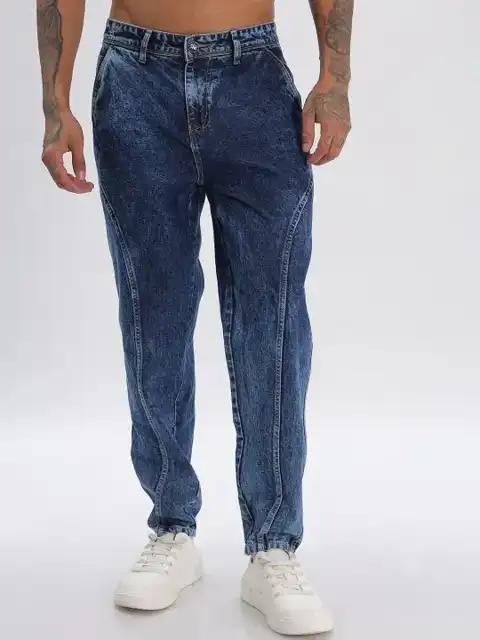Green Relaxed Jeans — view 1