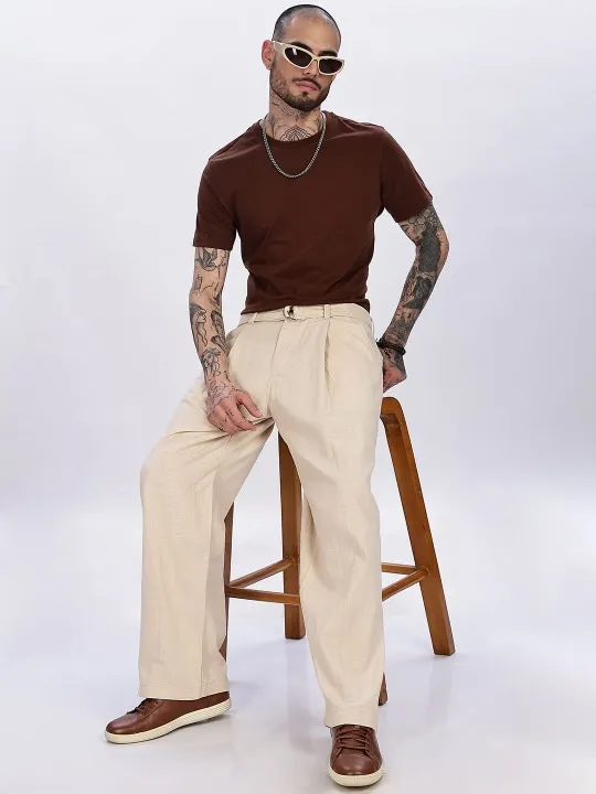 Beige Regular Jeans — view 4