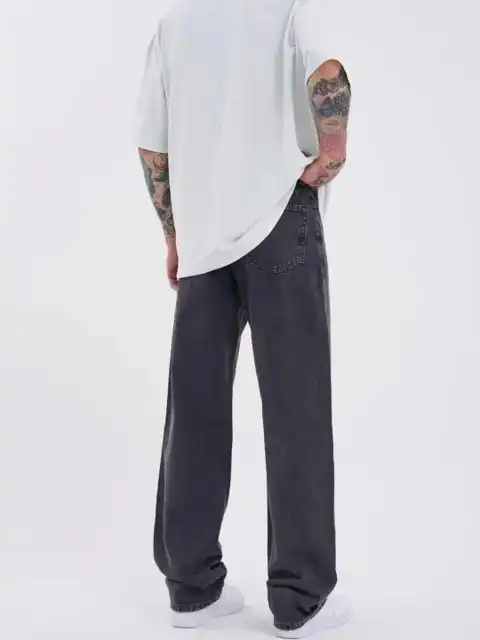 Black Regular Jeans — view 2