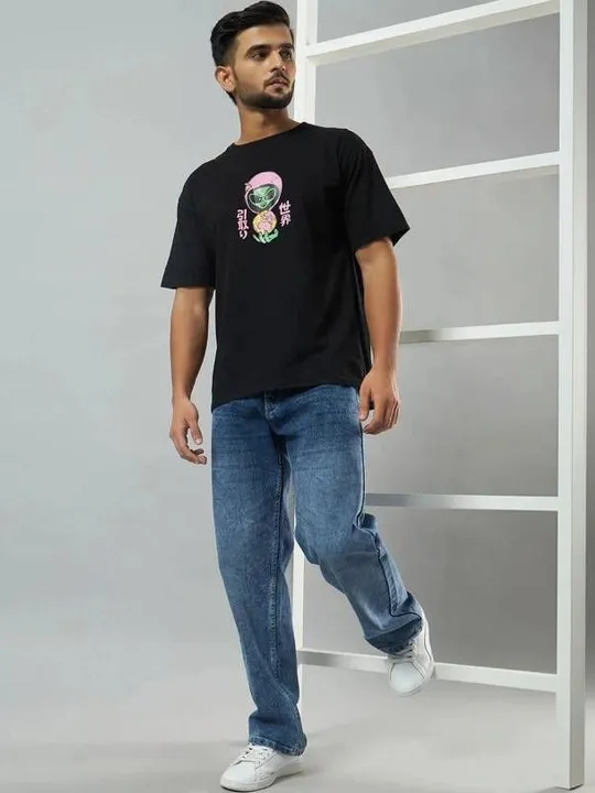 Black Straight Jeans — view 1