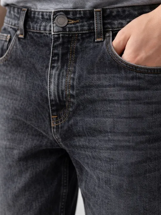 Black Straight Jeans — view 3