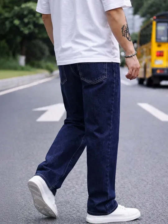 Black Straight Jeans — view 3