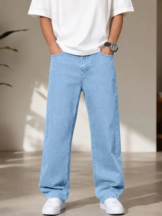 Purple Straight Jeans — view 1