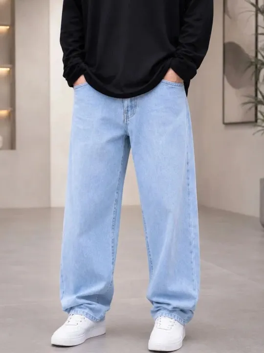 Beige Straight Jeans — view 4