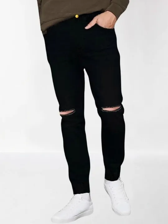 Black Regular Jeans — view 1