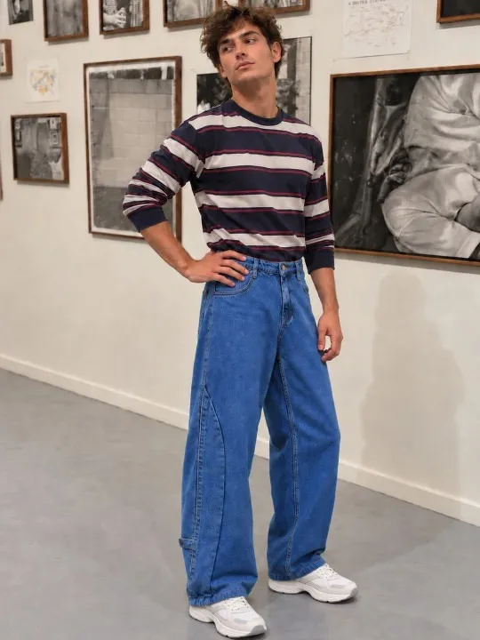 Blue Regular Jeans — view 3