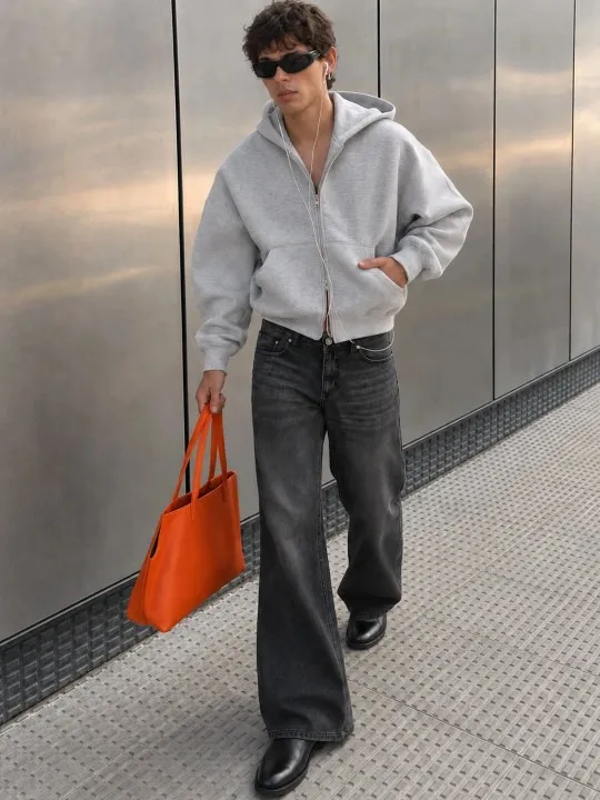 Black Bootcut Jeans — view 2