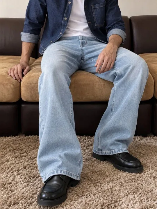 Beige Regular Jeans — view 2