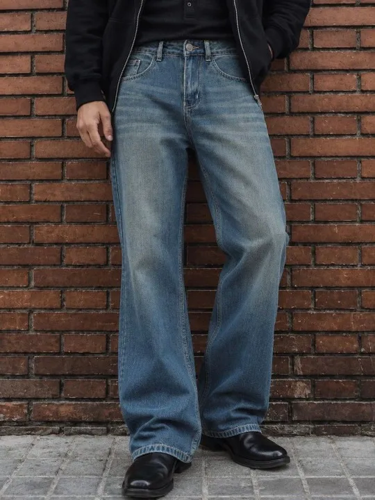 Green Regular Jeans — view 1