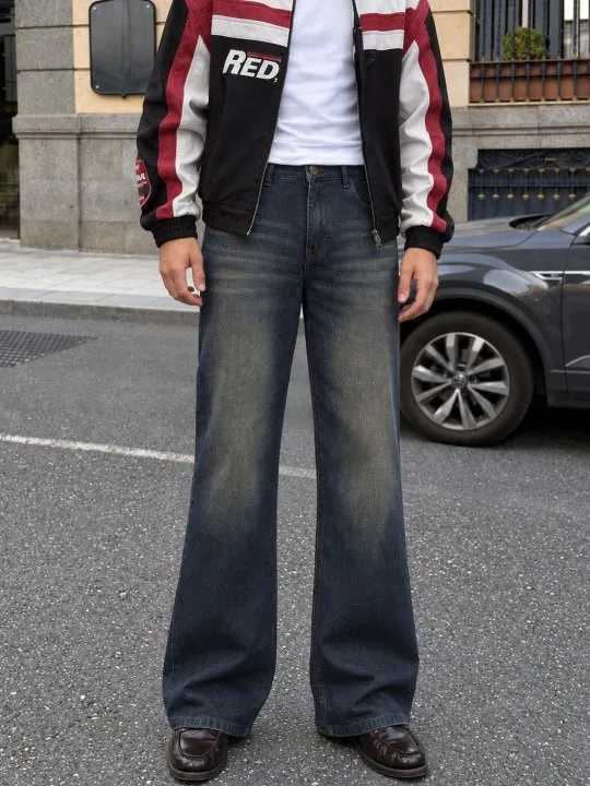 Grey Regular Jeans — view 1