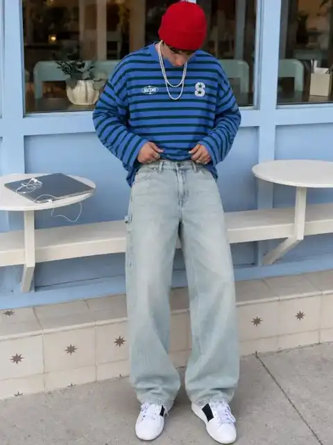Blue Regular Jeans — view 1