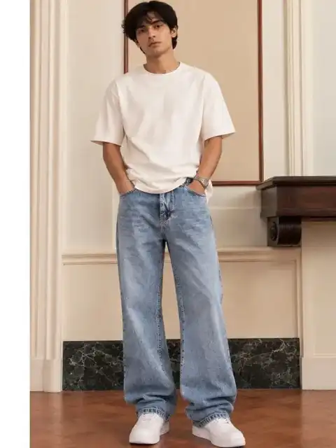 Beige Regular Jeans — view 3