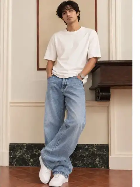 Beige Regular Jeans — view 4