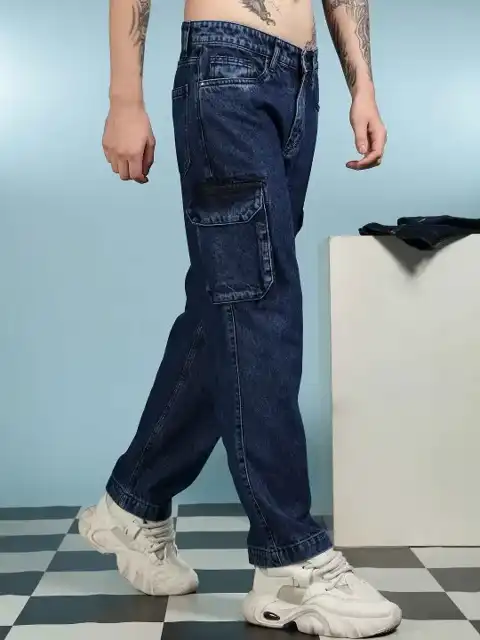 Black Baggy Jeans — view 3