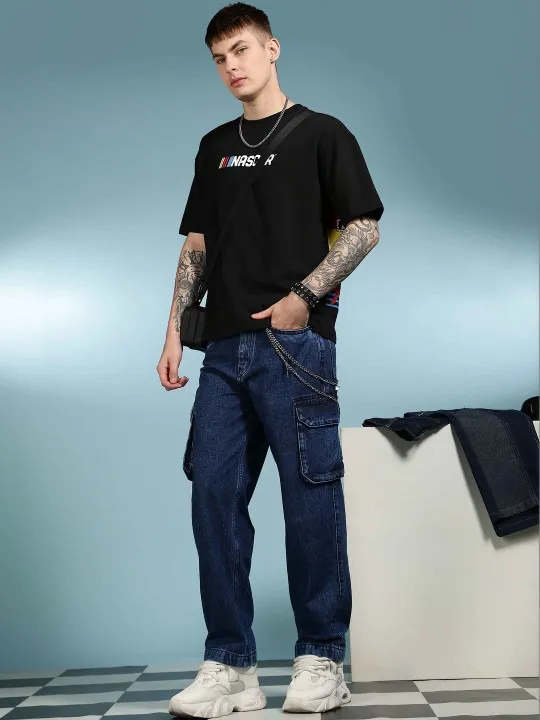 Black Baggy Jeans — view 2
