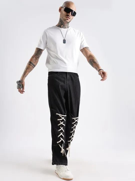 Brown Relaxed Jeans — view 2