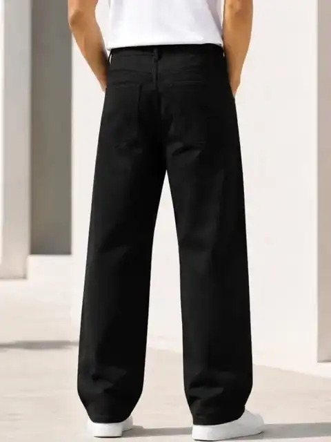 Black Regular Jeans — view 4
