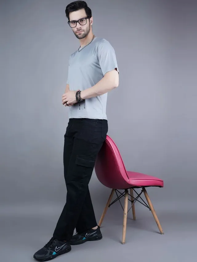 Black Regular Jeans — view 4