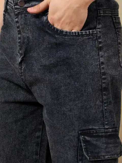 Black Relaxed Jeans — view 4