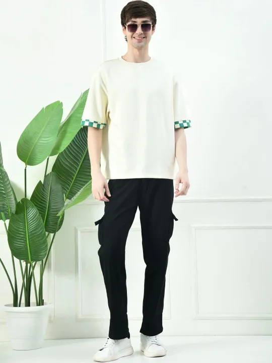 Beige Relaxed Jeans — view 1