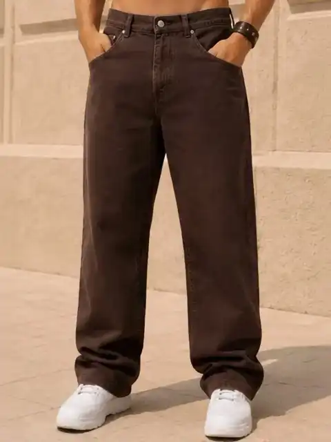 Black Straight Jeans — view 1