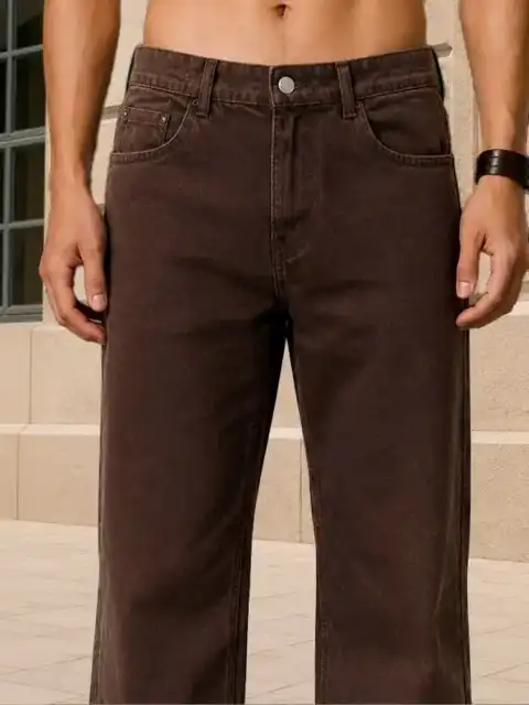 Black Straight Jeans — view 4
