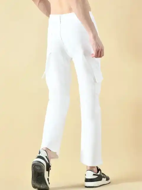 White Relaxed Jeans — view 2