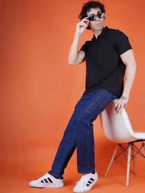 Brown Relaxed Jeans — view 4