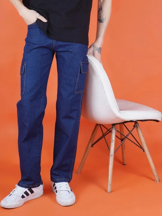 Brown Relaxed Jeans — view 1