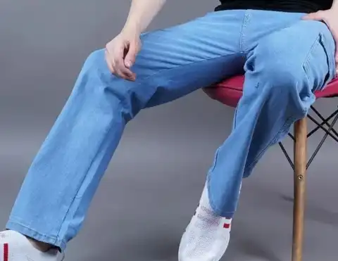 Blue Relaxed Jeans — view 1