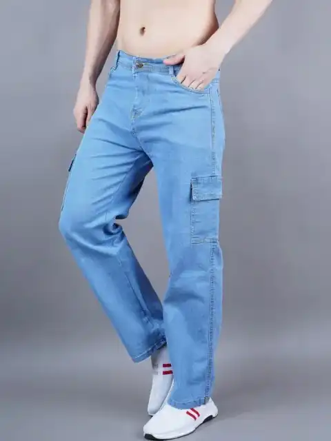 Blue Relaxed Jeans — view 2