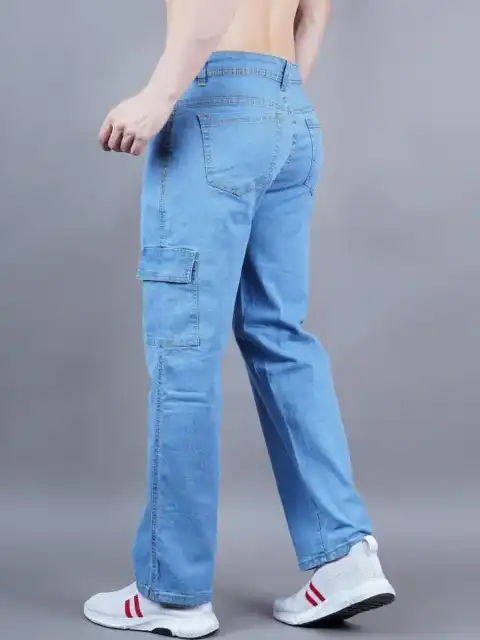 Blue Relaxed Jeans — view 3