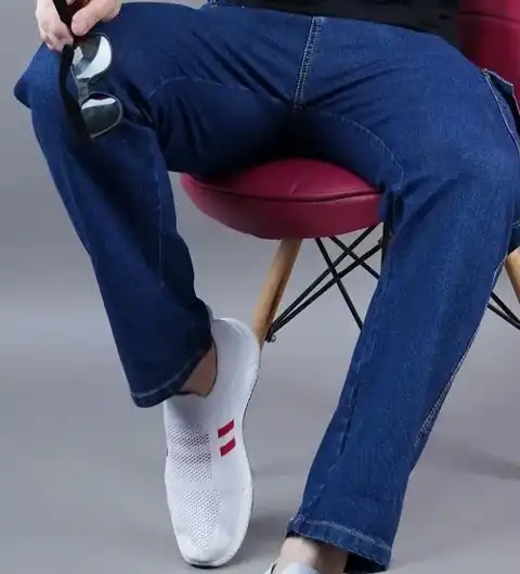 Green Relaxed Jeans — view 1