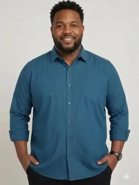 Blue Regular Shirt — view 3