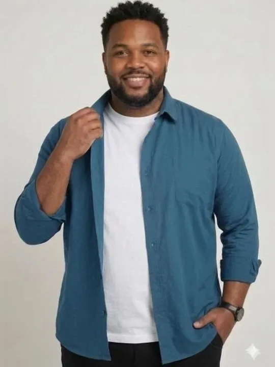 Blue Regular Shirt — view 1
