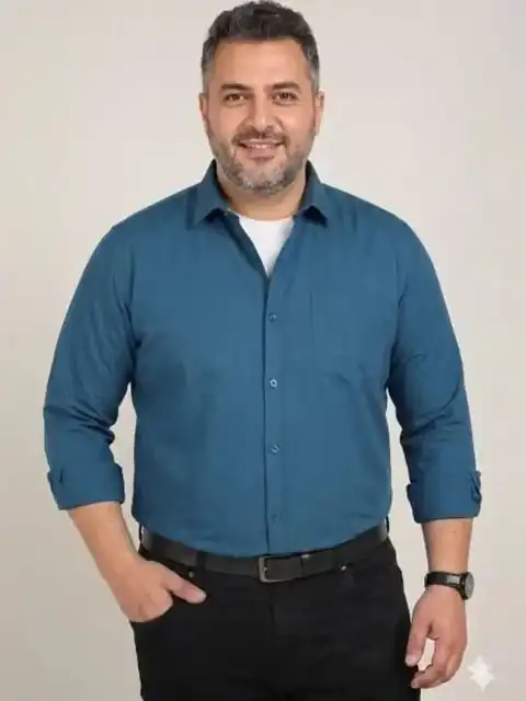 Blue Regular Shirt — view 4