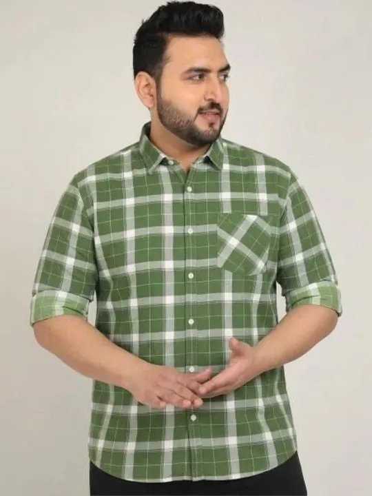 Green Checked Regular Shirt — view 2